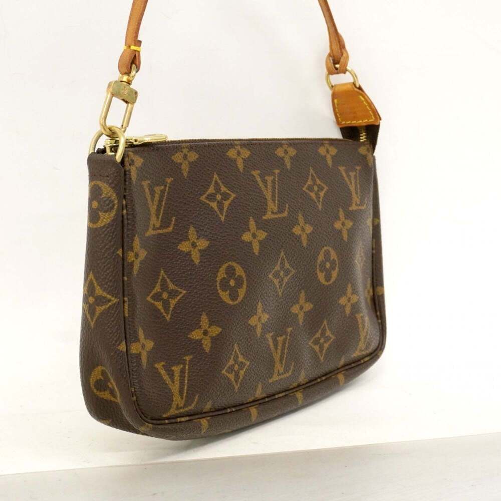 LOUIS VUITTON Brown Monogram Pochette Pouch - Picture 2 of 12